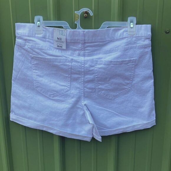 Women’s Denim Rolled Cuff Comfy Shorts 2-Pack Size XL - Picture 3 of 16